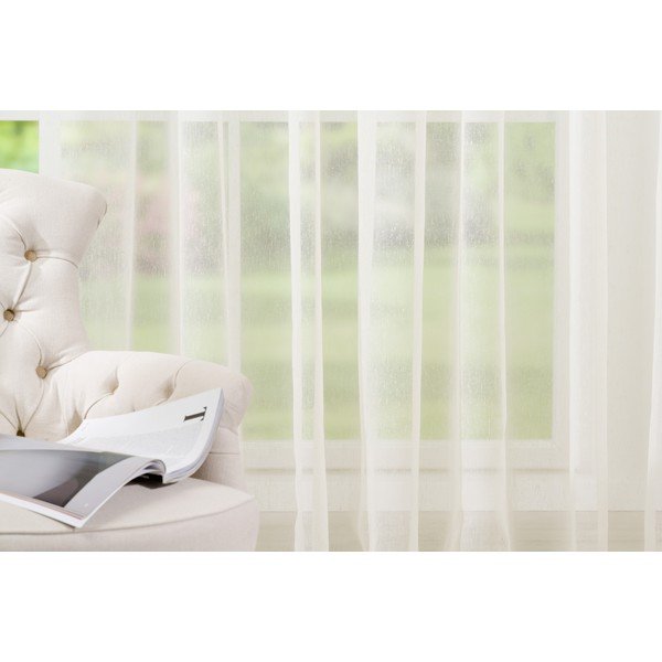 Kremowa firanka 300x260 cm Plano – Mendola Fabrics-image-2