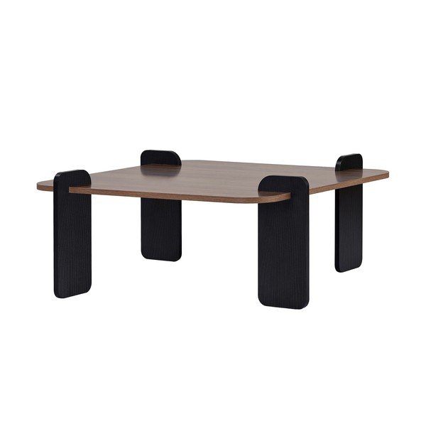 Brązowy stolik 90x90 cm Marais – Nordure