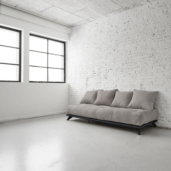 Sofa Senza Black/Granite Grey-image-1