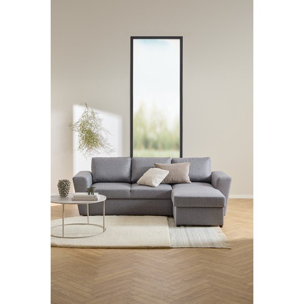 Szary stalowy okrągły stolik ø 80 cm Seaford – Actona-image-3