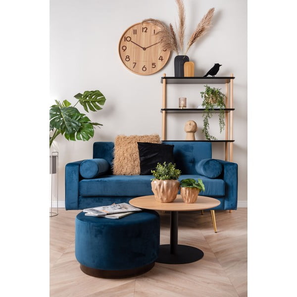 Czarna aksamitna poduszka PT LIVING Tender, 40x40 cm-image-1