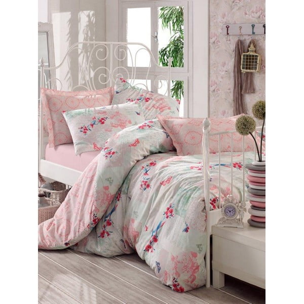 Różowa narzuta na łóżko Love Colors Molly, 200 x 240 cm