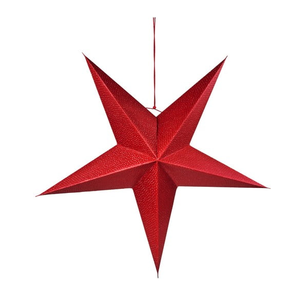 Czerwona papierowa gwiazda wisząca Butlers Magica, ⌀ 60 cm