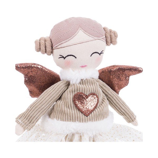 Tekstylna figurka świąteczna (wysokość 42 cm) Angel Girl – Casa Selección-image-1