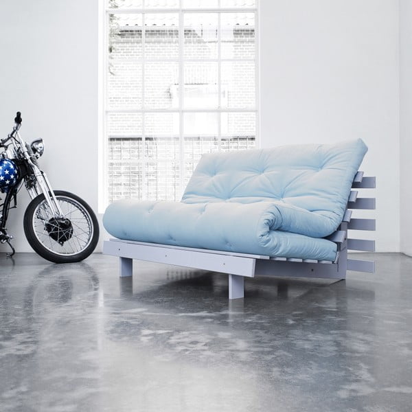 Sofa rozkładana Karup Roots Cool Gray/Celeste-image-2