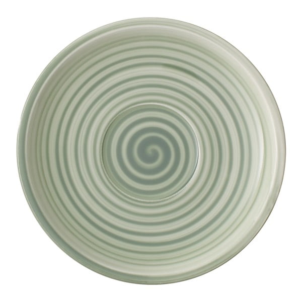 Zielony porcelanowy spodek Villeroy & Boch Artesano Nature, 16 cm