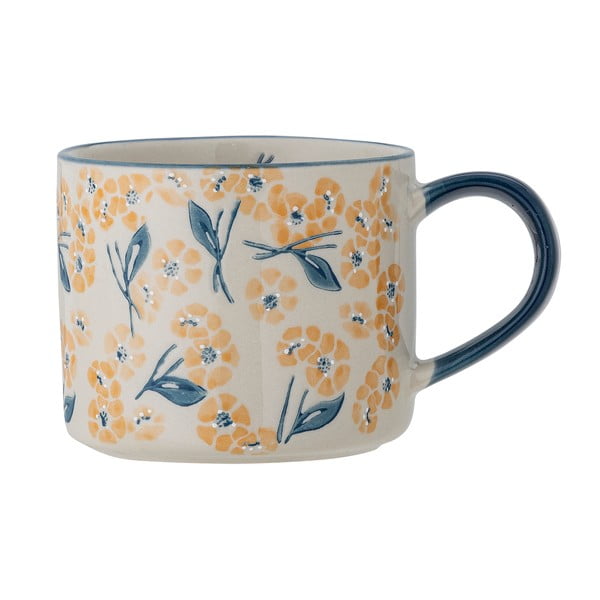 Niebiesko-beżowy kamionkowy kubek 400 ml Myah – Bloomingville