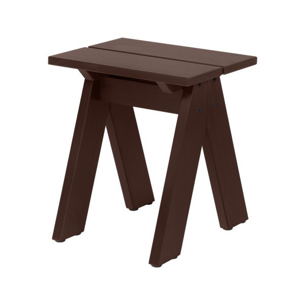 Ciemnobrązowe drewniane krzesło ogrodowe Navo – noo.ma