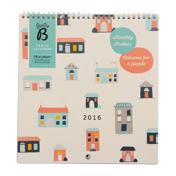 Kalendarz rodzinny Houses 2016