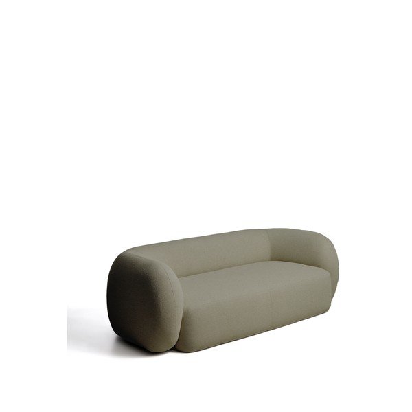 Ciemnozielona sofa z materiału bouclé 246 cm Martina – Kave Home-image-3