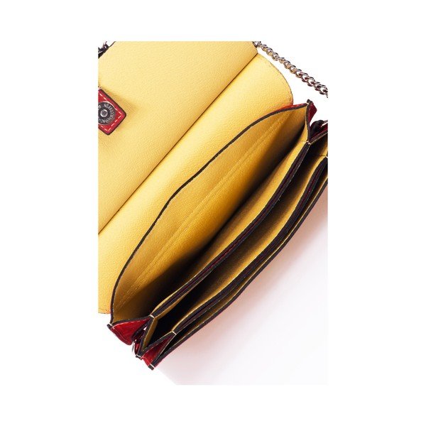 Czerwona torebka skórzana Markese Staia-image-3