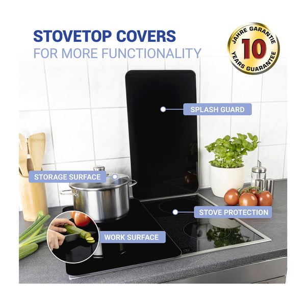 Płyty ochronne na kuchenkę zestaw 2 szt. ze szkła hartowanego 30x52 cm Universal – Wenko-image-4