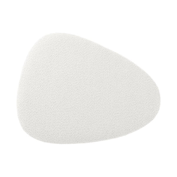 Biały puf z materiału bouclé Ada – Leitmotiv-image-3