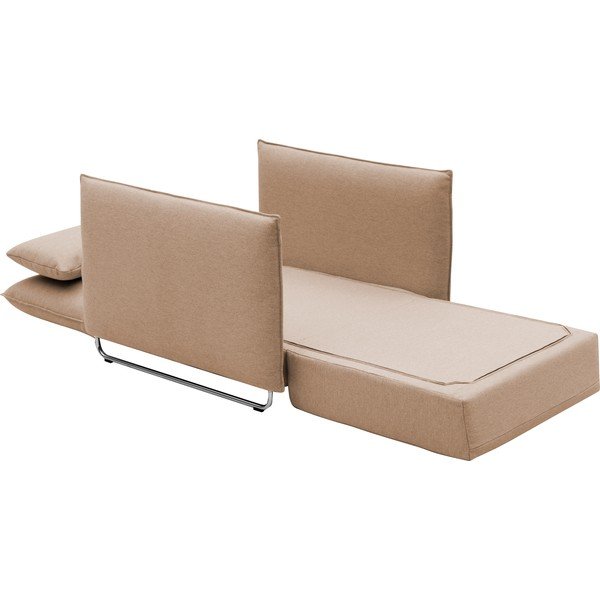 Beżowy rozkładany fotel Softline Cord-image-3