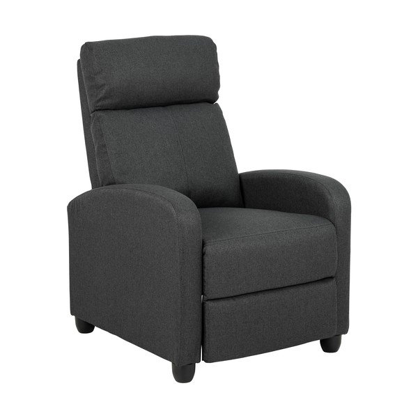Antracytowy fotel wypoczynkowy Siom – Actona