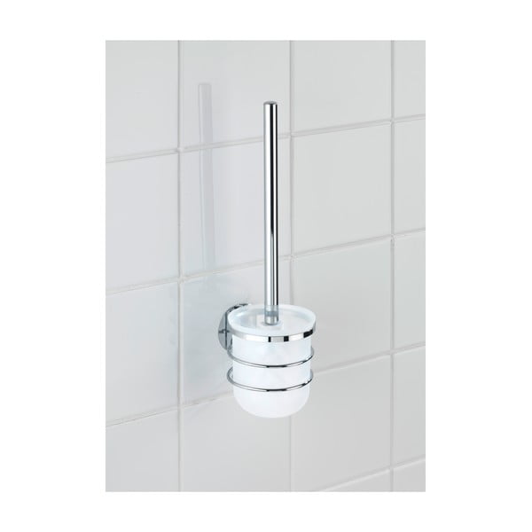 Samoprzyczepny stojak ze szczotką do WC Wenko Turbo-Loc, do 40 kg-image-2
