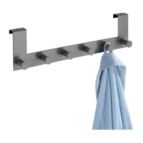 Szary metalowy wieszak na drzwi 39 cm Celano – Wenko-image-3