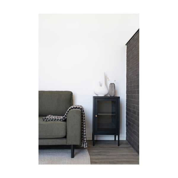 Czarna metalowa witryna 38x70 cm Dalby – House Nordic-image-4