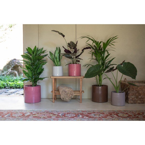 Ceramiczna ręcznie wykonana osłonka na doniczkę ø 25 cm Fortuna – Artevasi-image-3