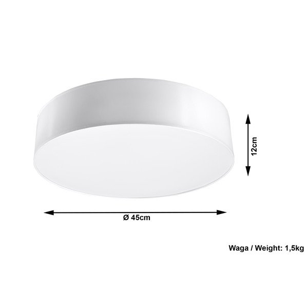 Biała lampa sufitowa Sollux Atis Ceiling 45-image-4