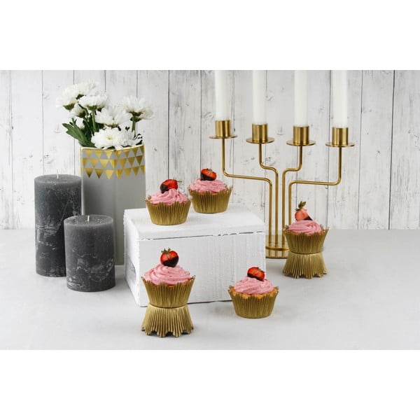 Zestaw 60 papierowych papilotek w złotym kolorze Dr. Oetker Gold, ø 5,5 cm-image-2