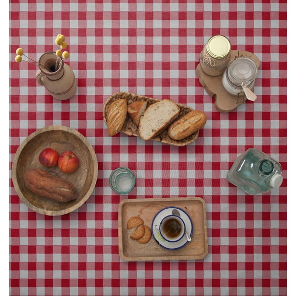 Obrus Really Nice Things Red Vichy, 140x140 cm-image-2