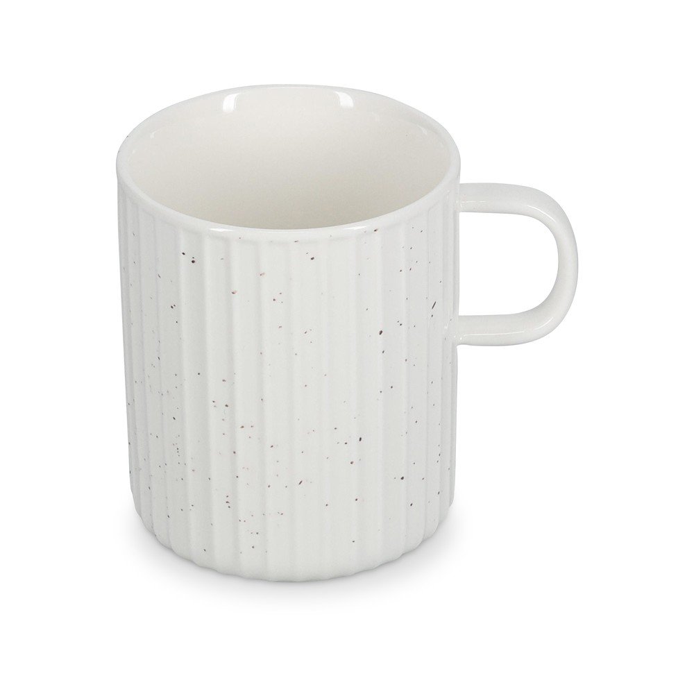 Biały kubek new bone china 410 ml Ora Gloss – Salt&Pepper (zdjęcie 6)