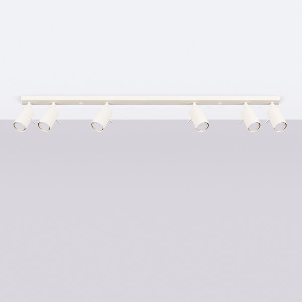 Kremowa lampa punktowa 6x117 cm Etna – Sollux-image-4