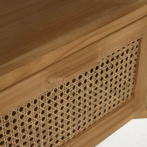 Szafka pod umywalkę z drewna tekowego Kave Home Uliana-image-4