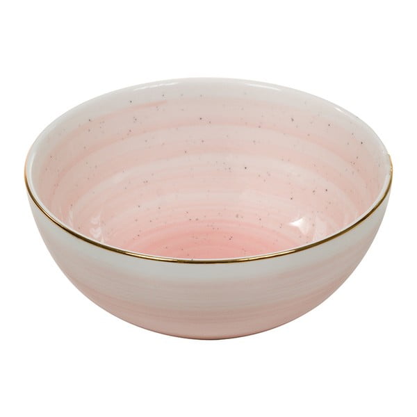 Różowa miska porcelanowa Santiago Pons Bol, 12 cm