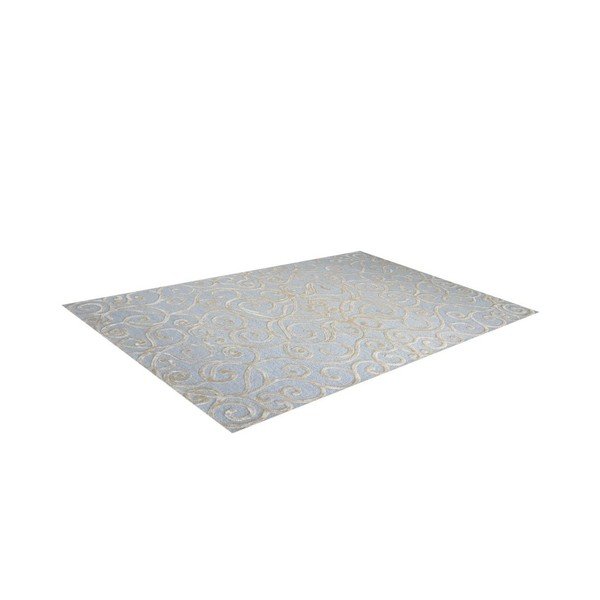 Srebrny dywan tuftowany ręcznie Monte Carlo, 244x153cm-image-1
