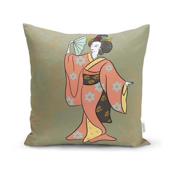 Zestaw 3 dekoracyjnych poszewek na poduszki Minimalist Cushion Covers Ethnic Eastern, 45x45 cm-image-2