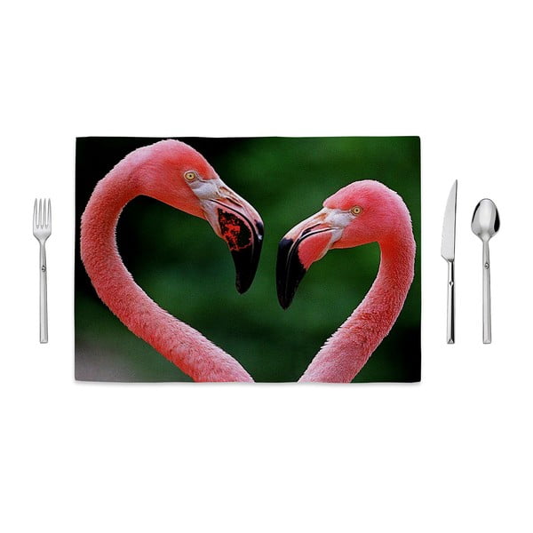 Mata kuchenna Home de Bleu Two Flamingos, 35x49 cm
