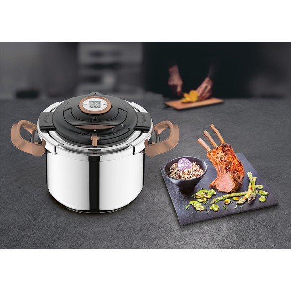 Szybkowar ze stali nierdzewnej 6 l Clipso+ Precision – Tefal-image-1