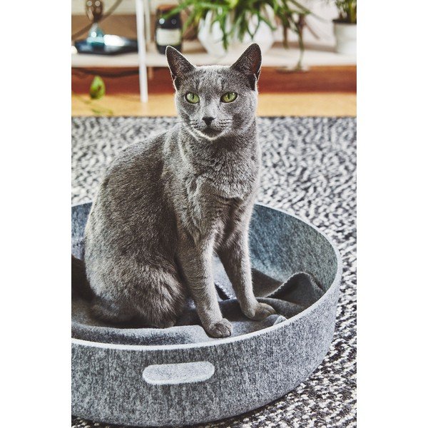 Tekstylny koszyk do przechowywania ø 46x12 cm Cesto Concrete – MiaCara-image-2