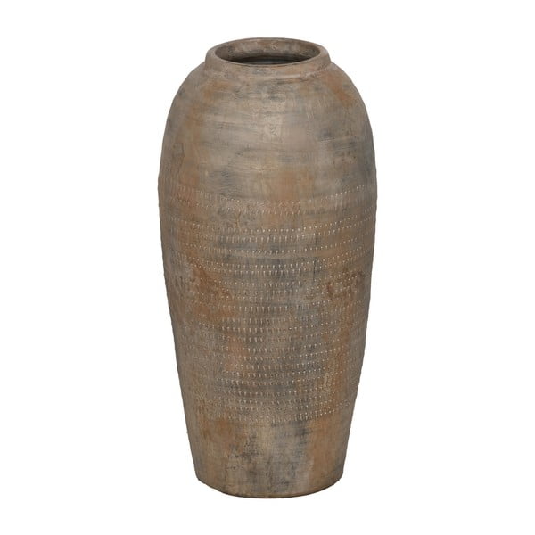 Brązowy ceramiczny wysoki wazon (wysokość 49 cm) Antigo – Ixia