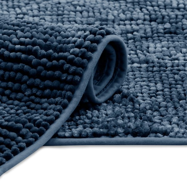 Ciemnoniebieski dywanik łazienkowy 70x120 cm Bati – Restilo-image-2