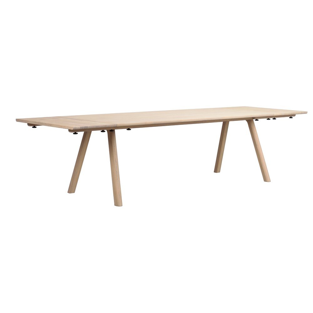 Rozkładany stół z litego drewna dębowego 95x220 cm Clapperton – Rowico (zdjęcie 11)