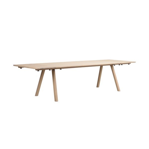 Dodatkowy blat do stołu z litego drewna dębowego 95x45 cm Clapperton – Rowico-image-3