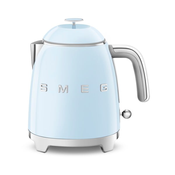 Jasnoniebieski czajnik elektryczny ze stali nierdzewnej 800 ml Retro Style – SMEG
