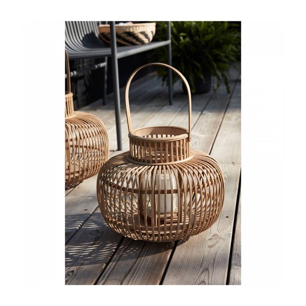 Zestaw 2 bambusowych lampionów Hübsch Bamboo-image-4