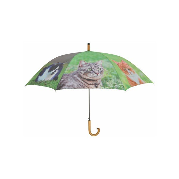 Parasol z motywem kota Esschert Design, ⌀ 120 cm