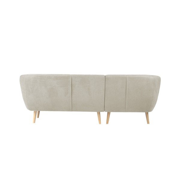 Beżowa sofa z szezlongiem po lewej stronie Mazzini Sofas Sardaigne-image-3