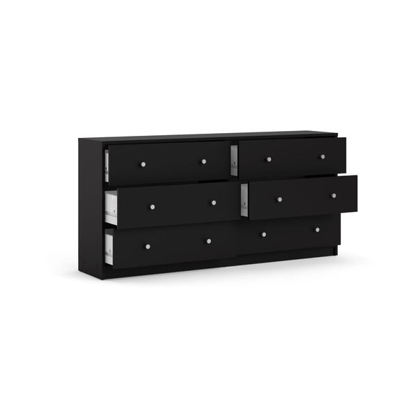 Czarna komoda Tvilum May, 143 x 68 cm-image-2