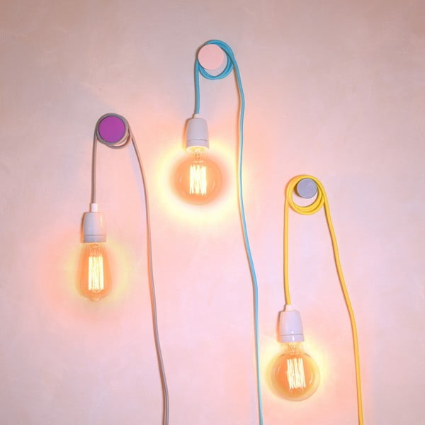 Szary kabel w oplocie z oprawką Filament Style Cable-image-1