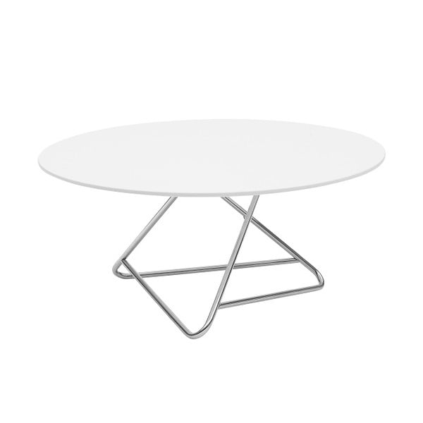 Stół z białym blatem Softline Tribeca, 75 cm