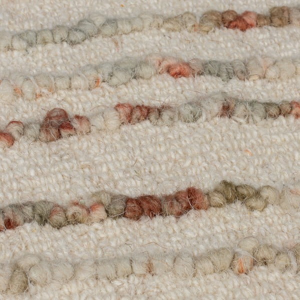 Pomarańczowy/kremowy wełniany dywan 200x290 cm Abstract Swirl – Flair Rugs-image-3