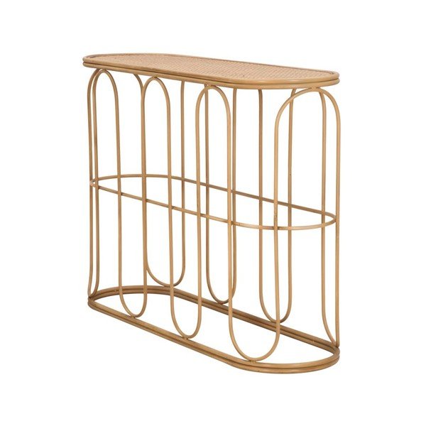 Rattanowa konsola w naturalnym kolorze 32x110 cm Samui – Mauro Ferretti-image-2