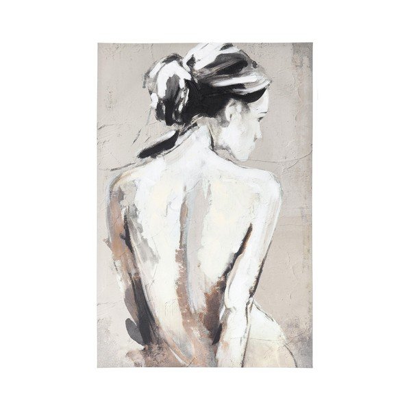 Obraz drukowany na płótnie z ręcznie malowanymi elementami 80x120 cm Talent – Bizzotto