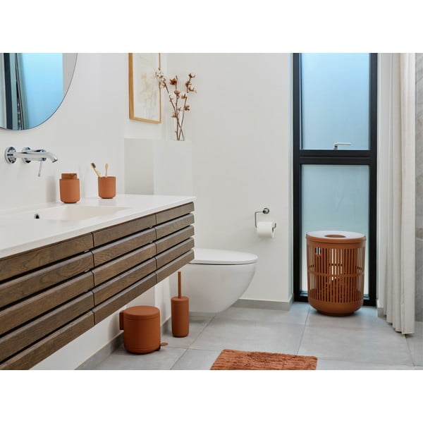 Pomarańczowa kamionkowa szczotka do WC Ume – Zone-image-1